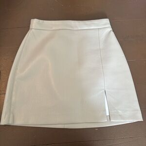 Aritzia Leather Tatiana Skirt
